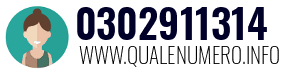 Numero di telefono 0302911314 0302911314