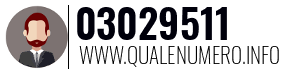 Numero di telefono 03029511 03029511