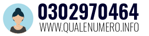 Numero di telefono 0302970464 0302970464