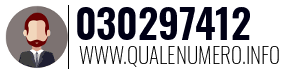 Numero di telefono 030297412 030297412