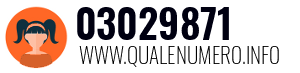 Numero di telefono 03029871 03029871