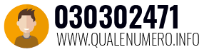 Numero di telefono 030302471 030302471