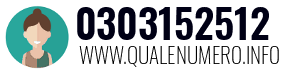 Numero di telefono 0303152512 0303152512