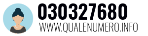 Numero di telefono 030327680 030327680