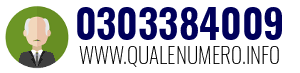 Numero di telefono 0303384009 0303384009