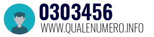 Numero di telefono 0303456 0303456