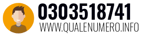 Numero di telefono 0303518741 0303518741