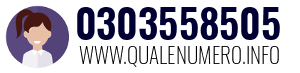 Numero di telefono 0303558505 0303558505