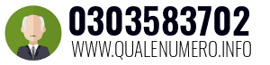Numero di telefono 0303583702 0303583702