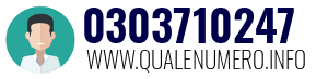 Numero di telefono 0303710247 0303710247