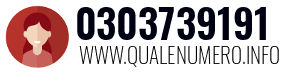 Numero di telefono 0303739191 0303739191