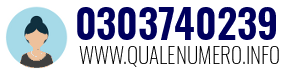 Numero di telefono 0303740239 0303740239