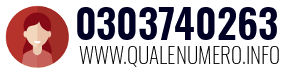 Numero di telefono 0303740263 0303740263