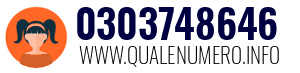 Numero di telefono 0303748646 0303748646