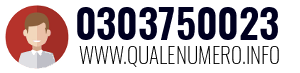 Numero di telefono 0303750023 0303750023