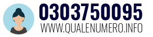 Numero di telefono 0303750095 0303750095