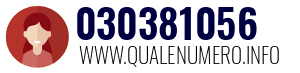Numero di telefono 030381056 030381056
