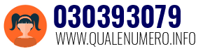 Numero di telefono 030393079 030393079
