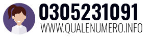 Numero di telefono 0305231091 0305231091