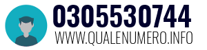 Numero di telefono 0305530744 0305530744
