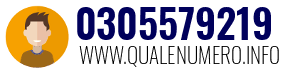 Numero di telefono 0305579219 0305579219