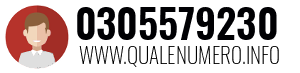 Numero di telefono 0305579230 0305579230