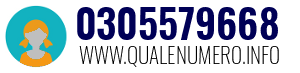 Numero di telefono 0305579668 0305579668