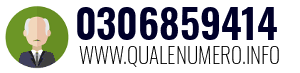 Numero di telefono 0306859414 0306859414