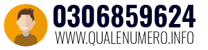 Numero di telefono 0306859624 0306859624