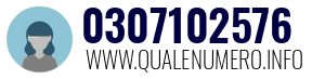 Numero di telefono 0307102576 0307102576