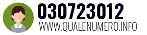 Numero di telefono 030723012 030723012