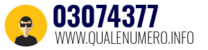 Numero di telefono 03074377 03074377