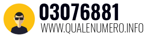 Numero di telefono 03076881 03076881
