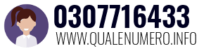 Numero di telefono 0307716433 0307716433