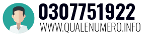 Numero di telefono 0307751922 0307751922