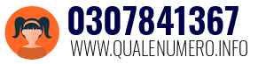 Numero di telefono 0307841367 0307841367