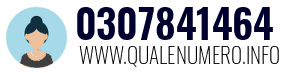 Numero di telefono 0307841464 0307841464