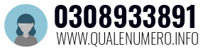 Numero di telefono 0308933891 0308933891