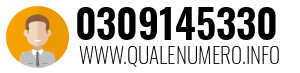 Numero di telefono 0309145330 0309145330