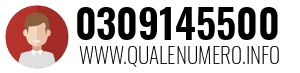 Numero di telefono 0309145500 0309145500