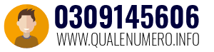 Numero di telefono 0309145606 0309145606