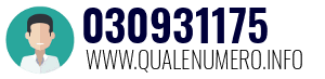 Numero di telefono 030931175 030931175