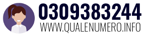 Numero di telefono 0309383244 0309383244