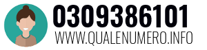 Numero di telefono 0309386101 0309386101