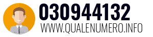 Numero di telefono 030944132 030944132