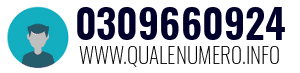 Numero di telefono 0309660924 0309660924