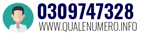 Numero di telefono 0309747328 0309747328