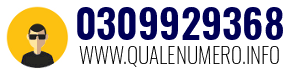 Numero di telefono 0309929368 0309929368