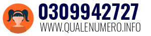 Numero di telefono 0309942727 0309942727