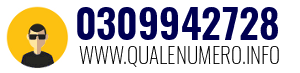 Numero di telefono 0309942728 0309942728